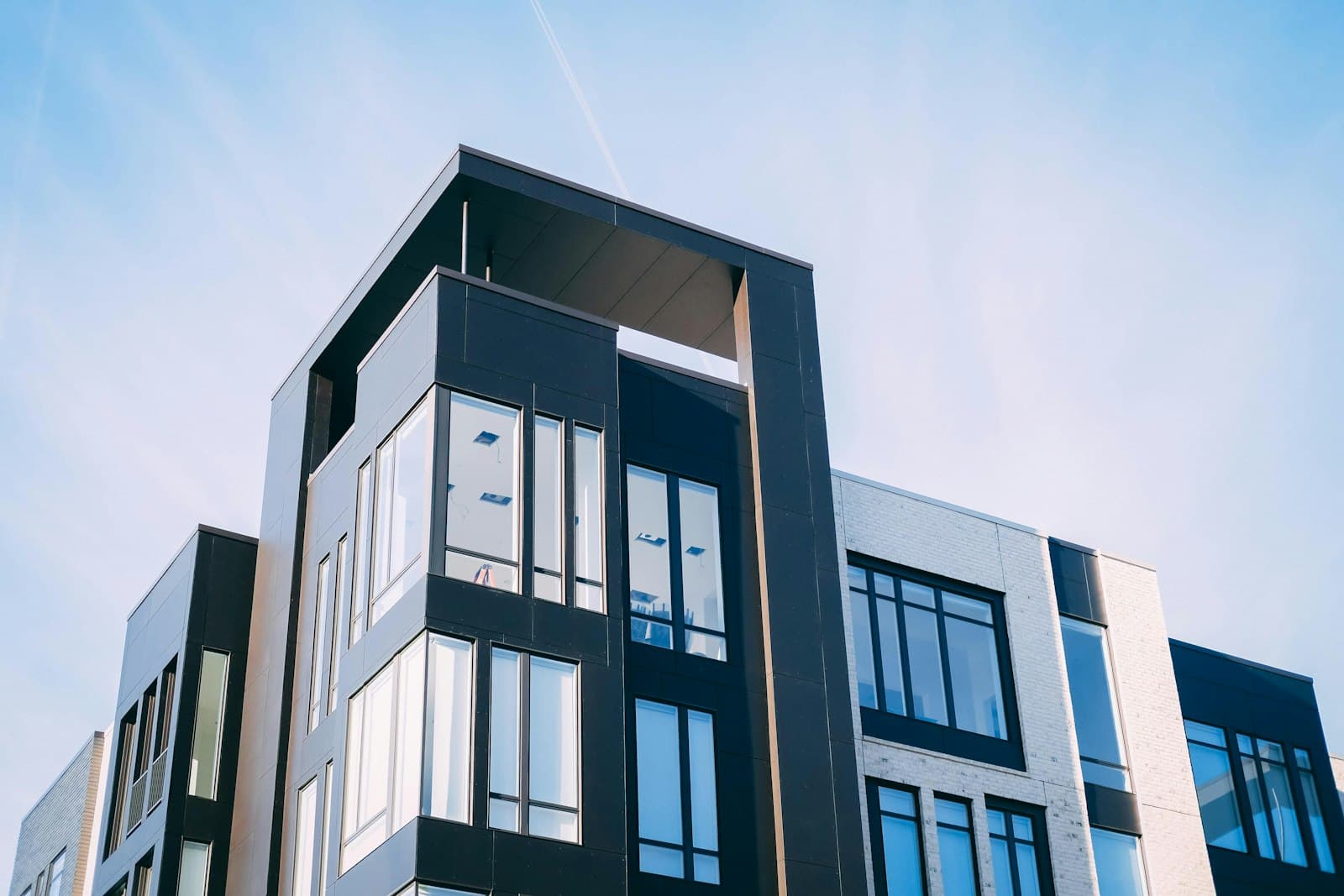 Contemporary low-rise condo building